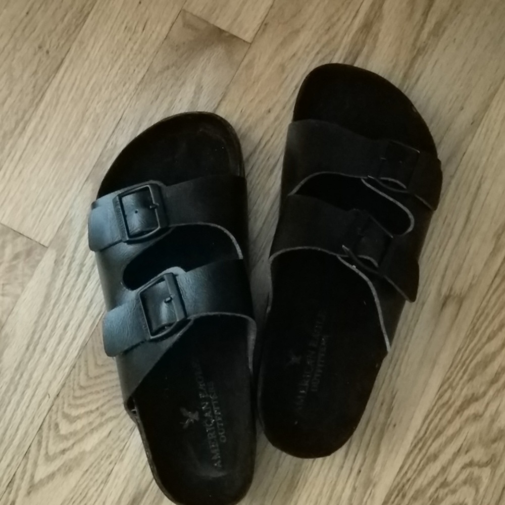 American Eagle outfitters double buckle Sandal